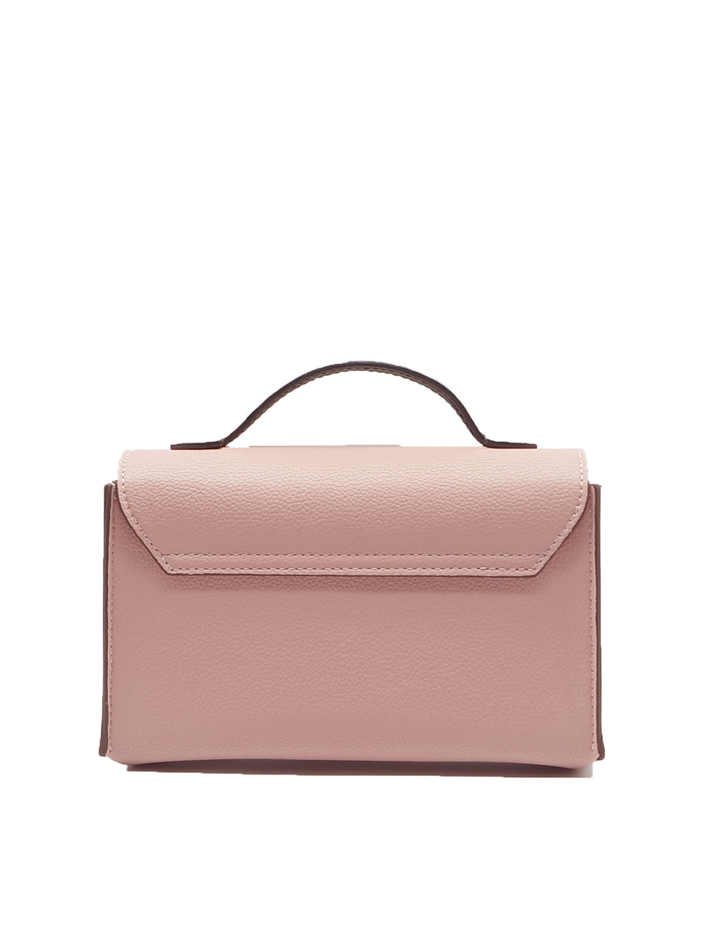 Padlock Top-Handle Bag with Strap - Pink